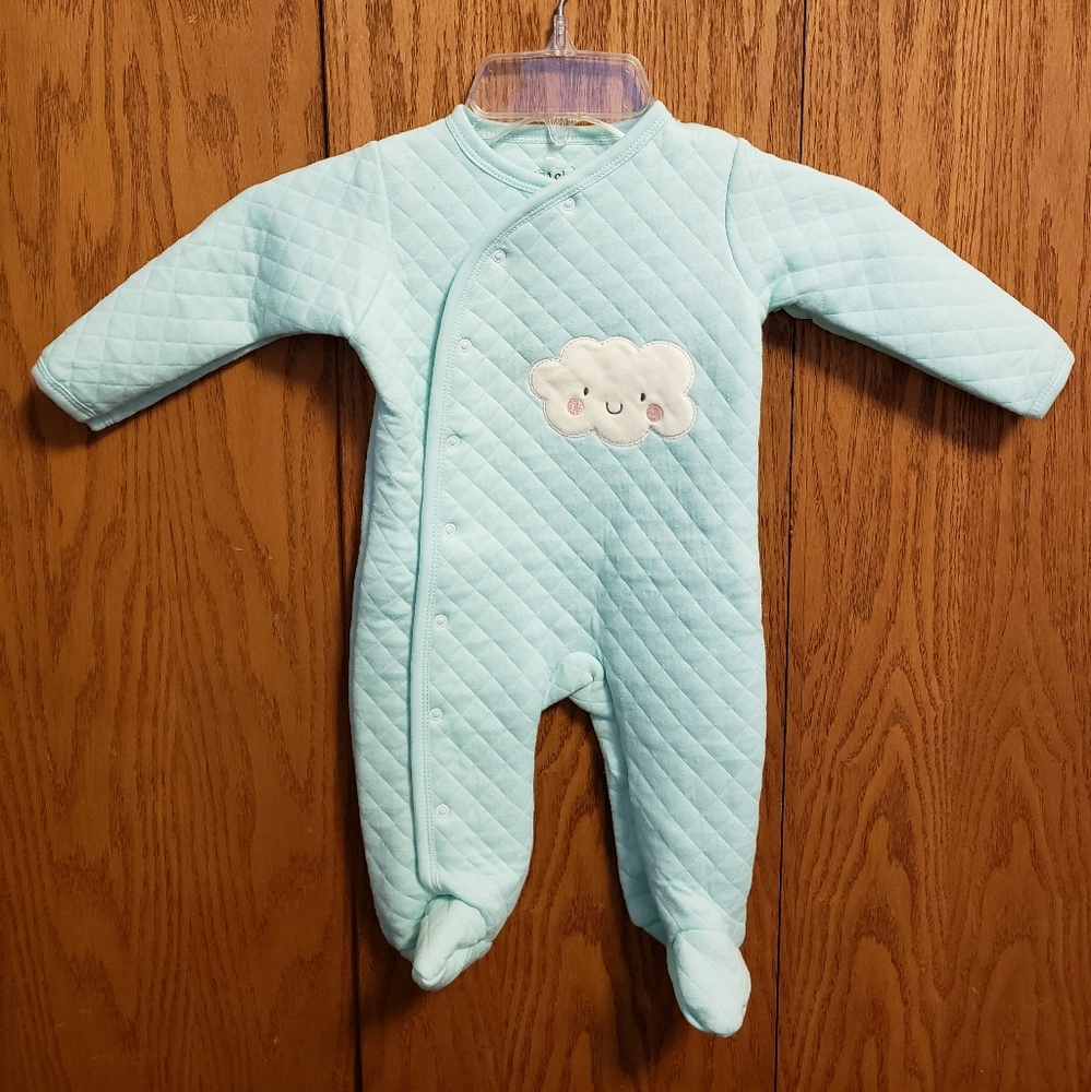 chick pea 6-9 Month Quilted Sleeper
